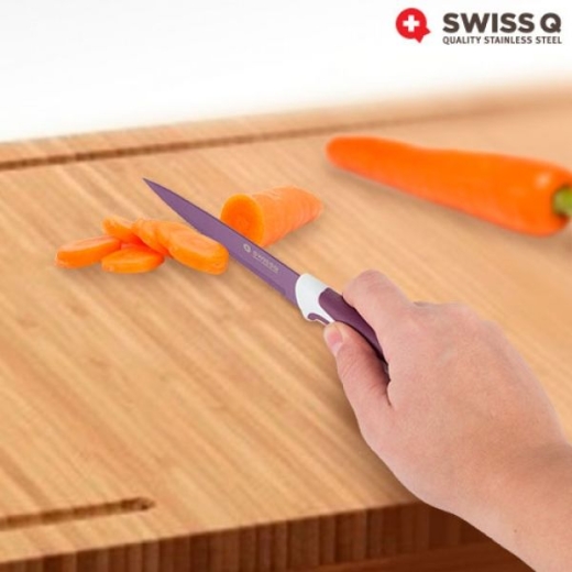 Set mit 6 keramikbeschichteten Messer &quote;Swiss Q&quote;