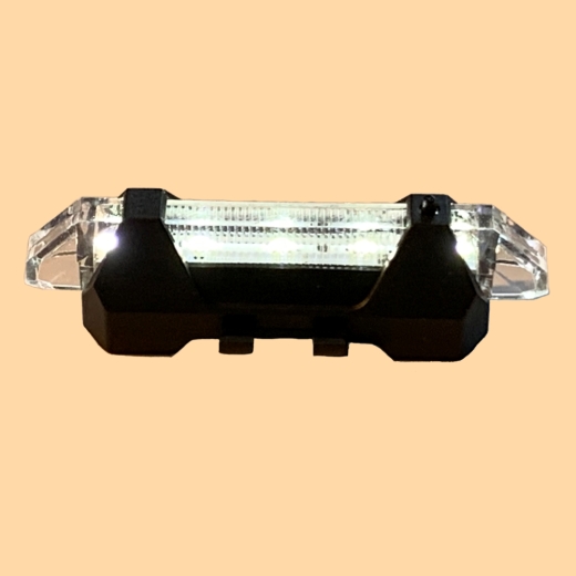Ultrahelles LED-Licht für Fahrräder, 4 Modi, weiss, wiederaufladbar