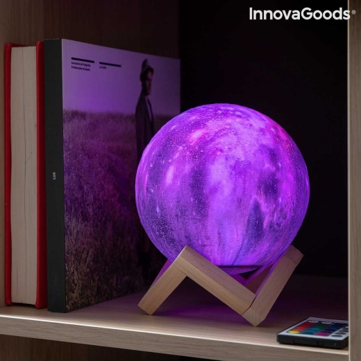 LED-Lampe Galaxie mit Fernsteuerung, wiederaufladbar