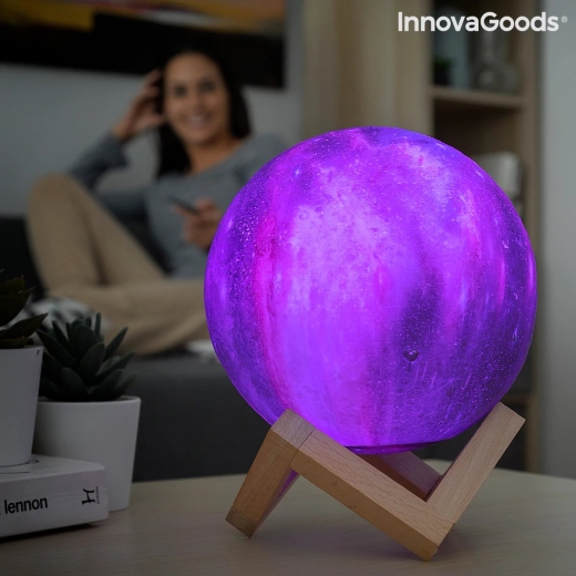 LED-Lampe Galaxie mit Fernsteuerung, wiederaufladbar