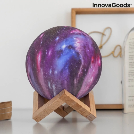 LED-Lampe Galaxie mit Fernsteuerung, wiederaufladbar