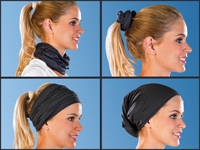 Fleece-Multifunktionstuch: Stirnband, Schal, Mütze etc.