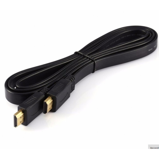 HDMI Flachkabel, vergoldete Kontakte, 1,5 Meter