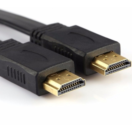 HDMI Flachkabel, vergoldete Kontakte, 1,5 Meter