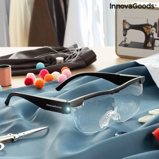 Lupenbrille mit LED für Präzisionsarbeiten