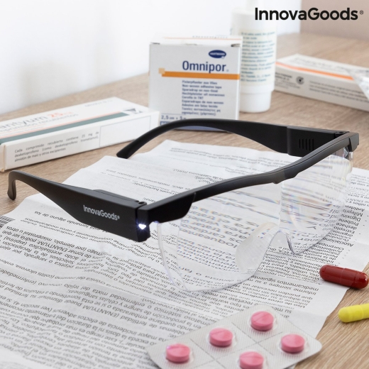 Lupenbrille mit LED für Präzisionsarbeiten