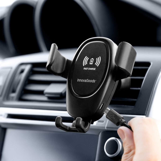 Handyhalterung mit Induktions-Ladegerät für Autos, kabellos