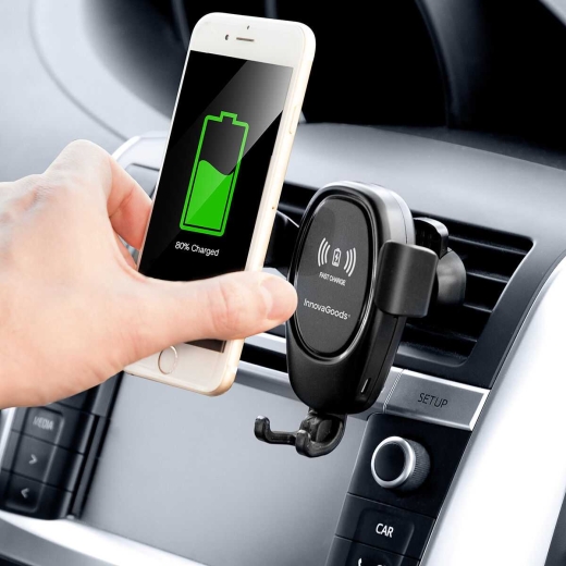 Handyhalterung mit Induktions-Ladegerät für Autos, kabellos