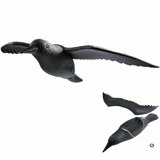 Raubvogelattrappe, fliegend, Vogelvertreiber, 57 cm