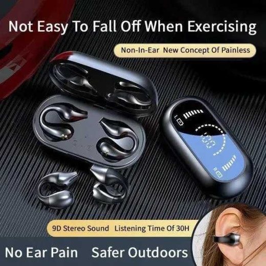 Kabelloses Bluetooth 5.3 Open-Ear-Clip-Headset