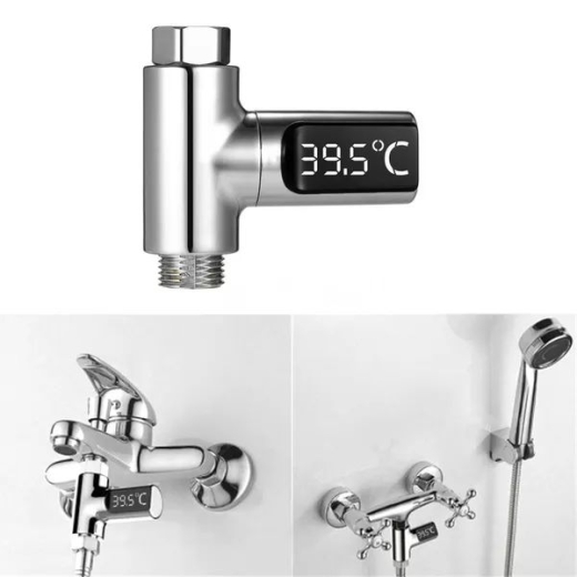 Dusch-Thermometer mit LED-Display