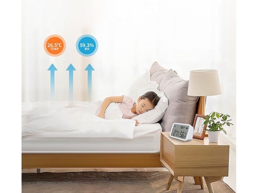 3-fach WLAN-Sensor für Temperatur, Luftfeuchtigkeit und Helligkeit, inklusive APP
