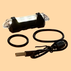 Ultrahelles LED-Licht für Fahrräder, 4 Modi, weiss, wiederaufladbar